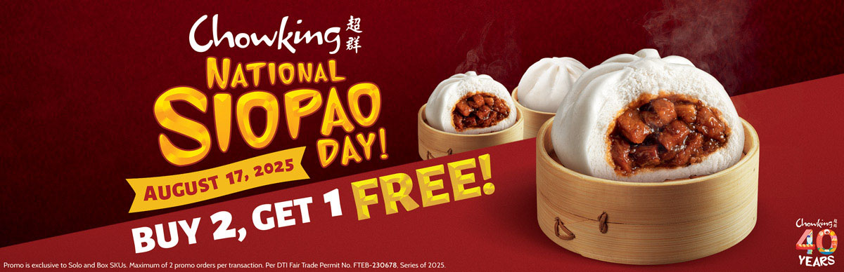 Chowking National Siopao Day Promo